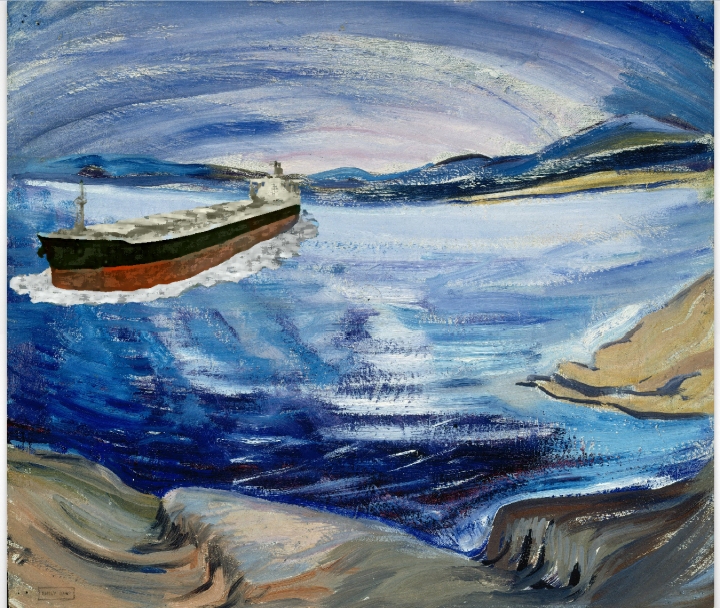 Oil Paintings : An Appropriation Project Part 7 - Sea Scape, Emily Carr